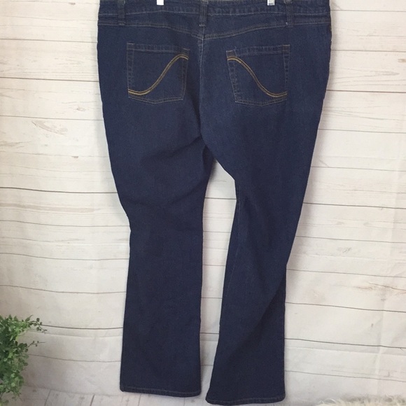 Blue Asphalt Sz 24R Denim Jeans Dark Wash - Picture 2 of 5